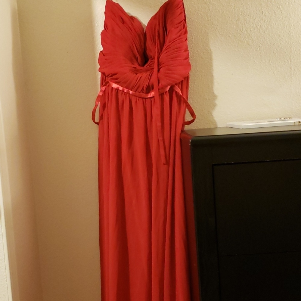 Red dress